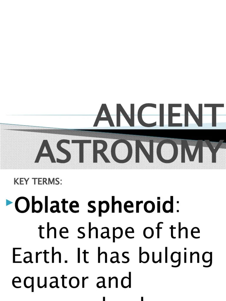 Ancient Astronomy | PDF | Moon | Astronomy