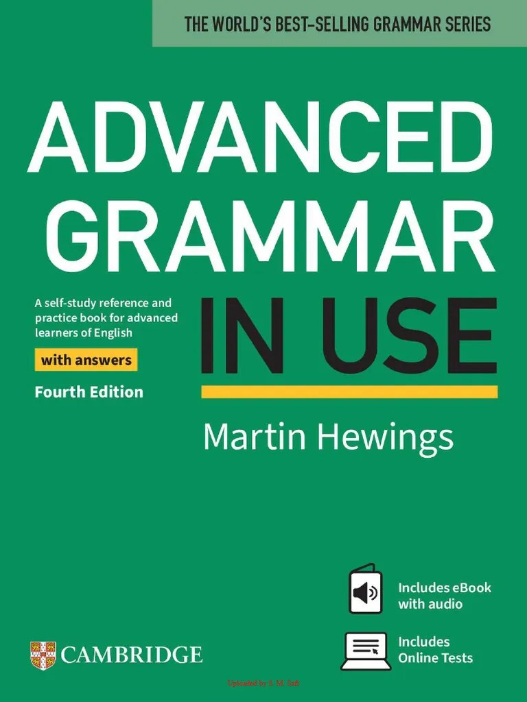 Advanced Grammar In Use Book With Answers (4th Edition) | PDF