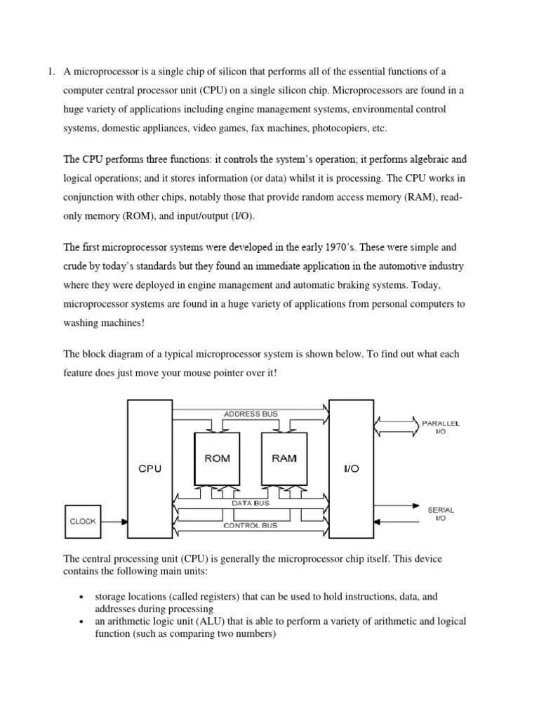 Microcontroller Assignment | Download Free PDF | Random Access Memory ...