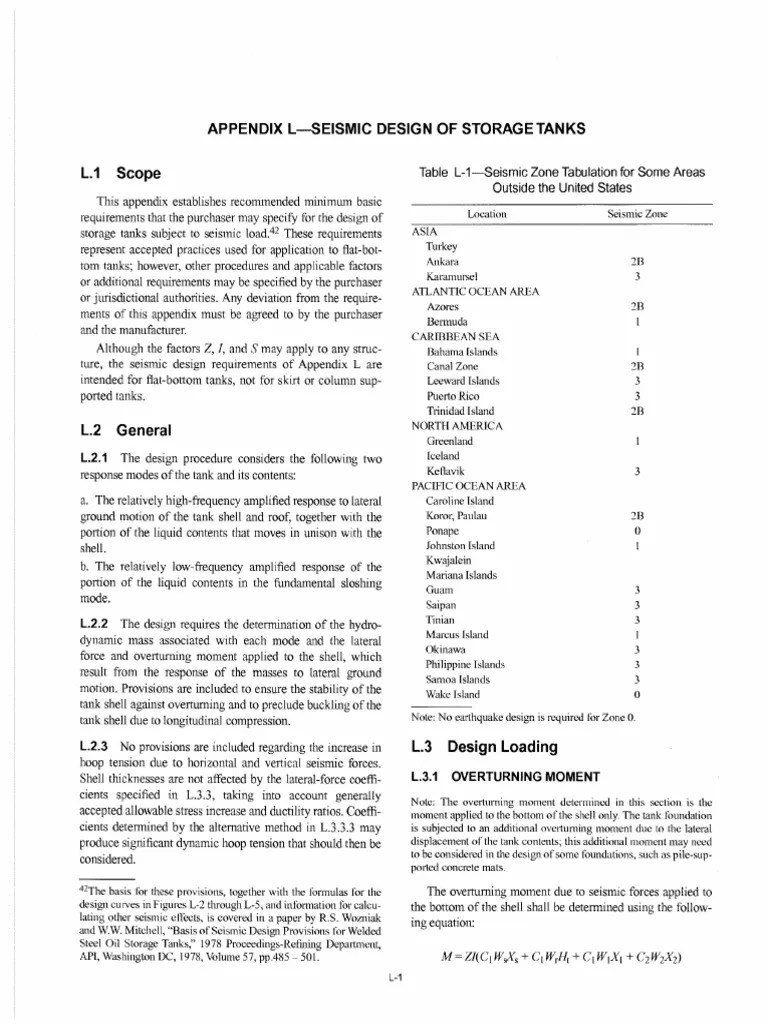 API 620 - Design And Construction Of Large Welded Low Pressure Storage ...