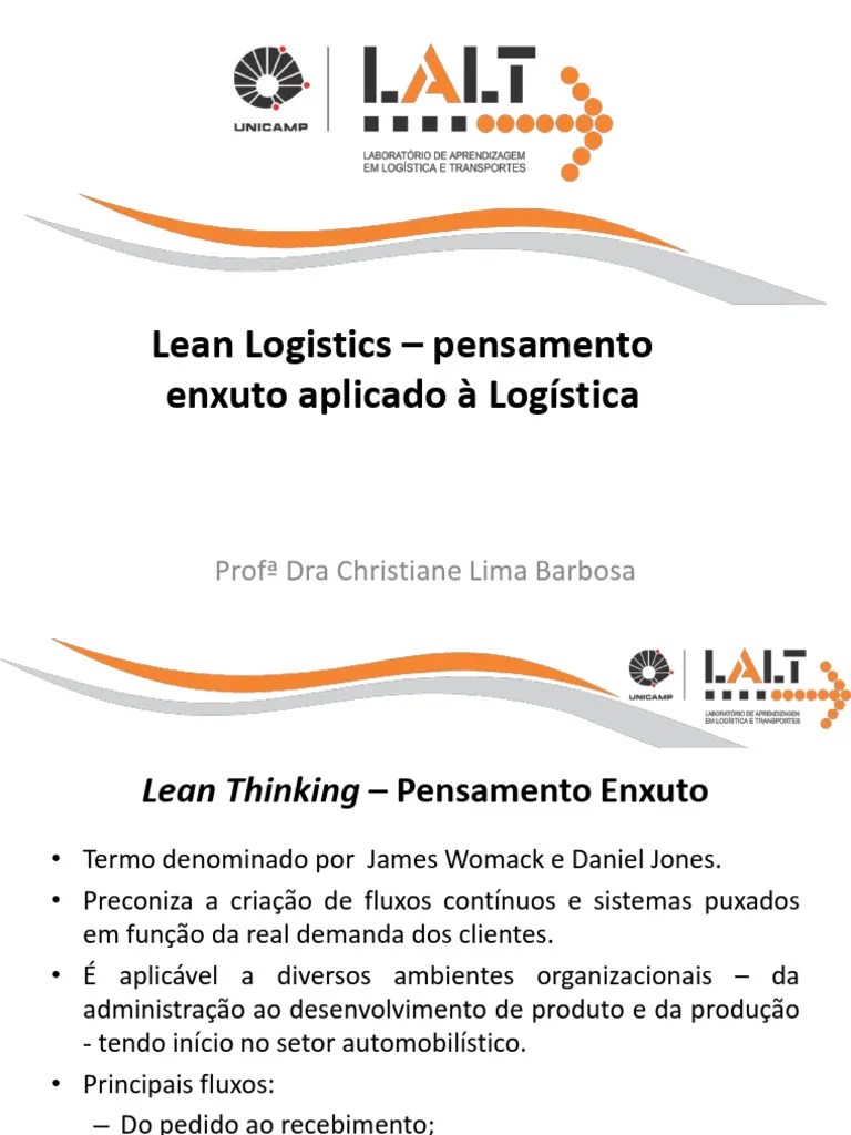 A5 - Lean Logistics | Download Grátis PDF | Fabricação Enxuta | Gestão ...
