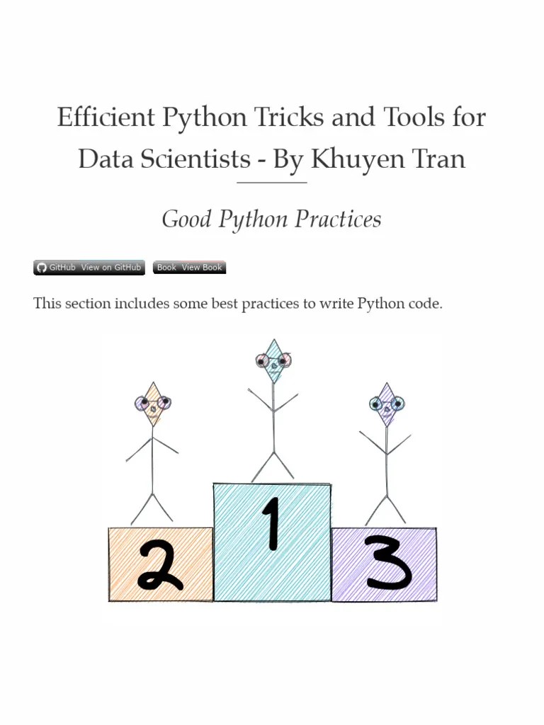 Good Python Practices | Download Free PDF | Variable (Computer Science ...