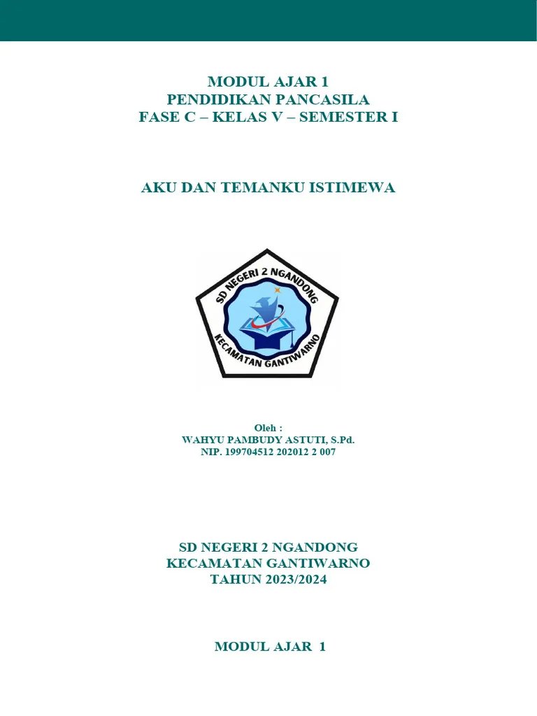 Modul Ajar Pendidikan Pancasila  PDF.