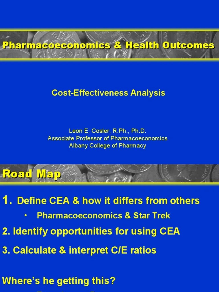 1 Cost Effective Analysis | PDF | Cost Effectiveness Analysis | Medicine