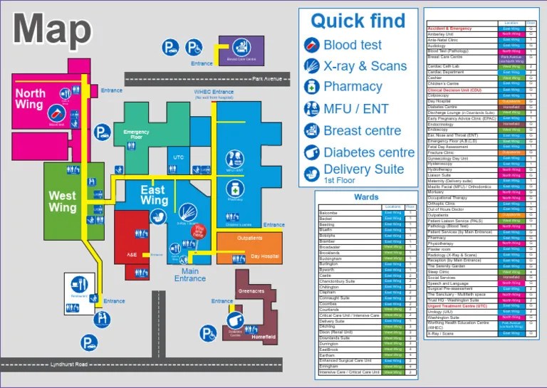 Worthing Hospital Floor Plan Overview PDF Hospital Emergency 1