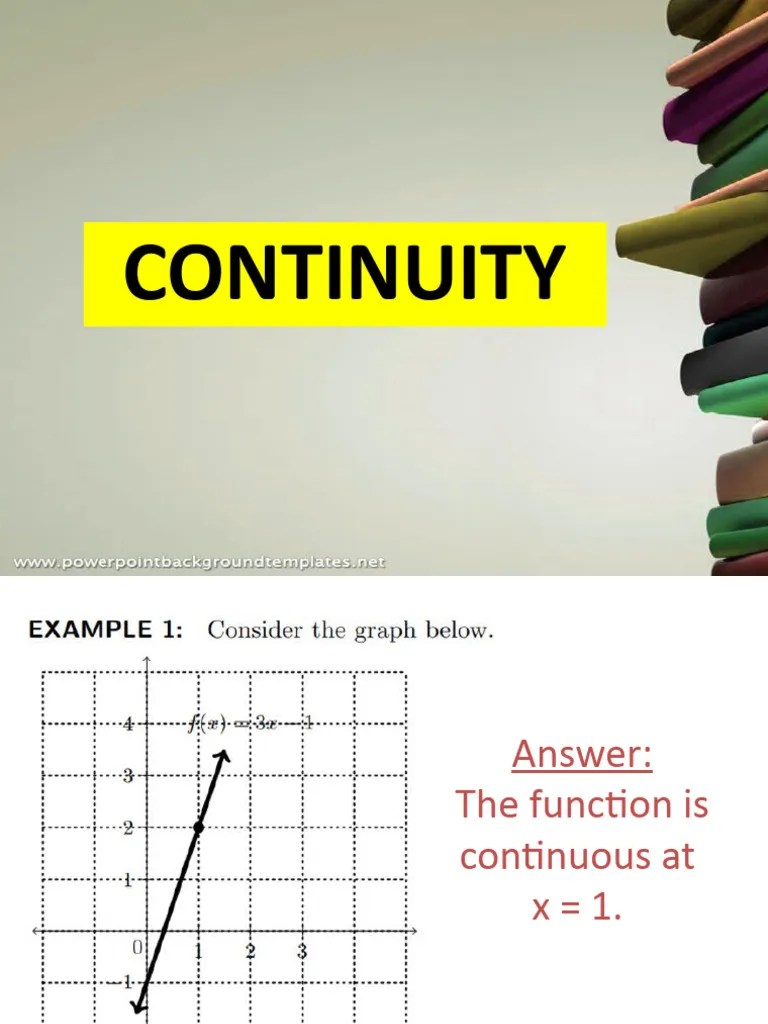 Continuity | Download Free PDF | Function (Mathematics) | Mathematical ...