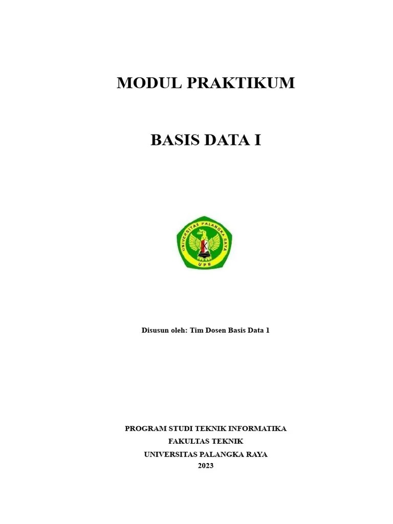 Modul Praktikum Basis Data 1 - 2023 | PDF