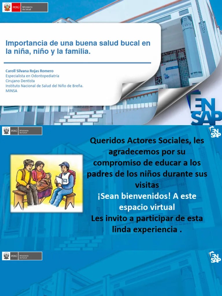 U03 S05 (AV) Importancia De Una Buena Salud Bucal En La Niña, Niño Y La ...
