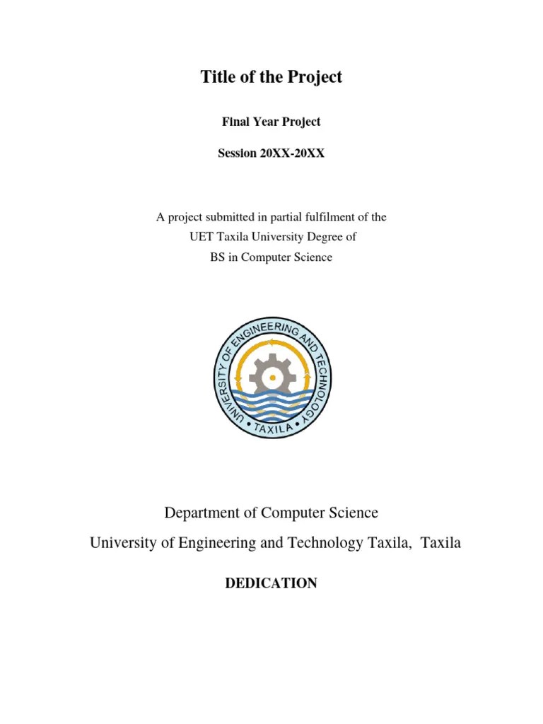 2k18 FYP Template | PDF | Page Layout | Computing