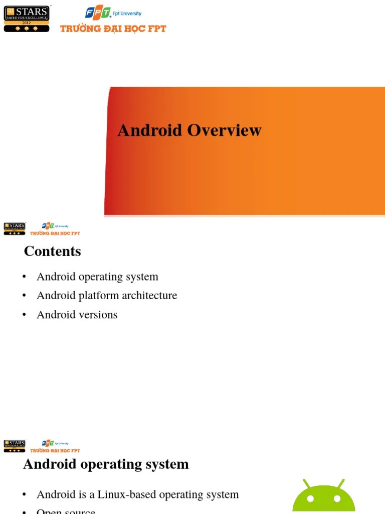 1 AndroidOverview | PDF | Android (Operating System) | Application Software