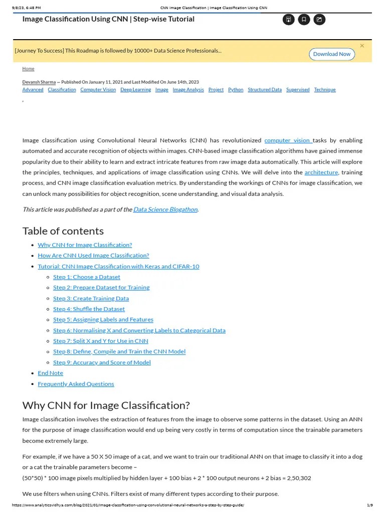 CNN Image Classification - Image Classification Using CNN | PDF ...