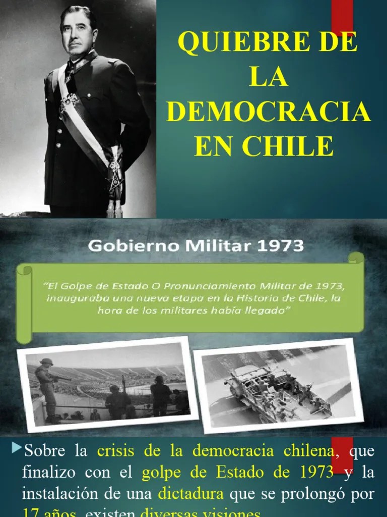 El Quiebre De La Democracia En Chile 1 | PDF | Chile | Democracia