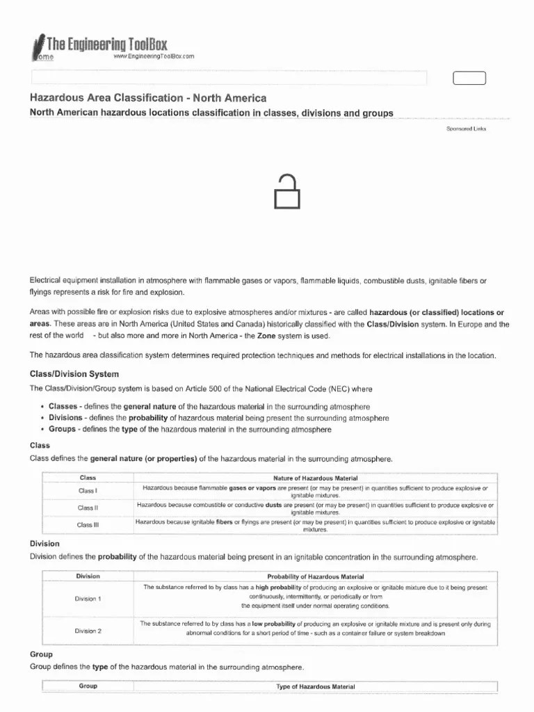 Hazardous Classification | PDF