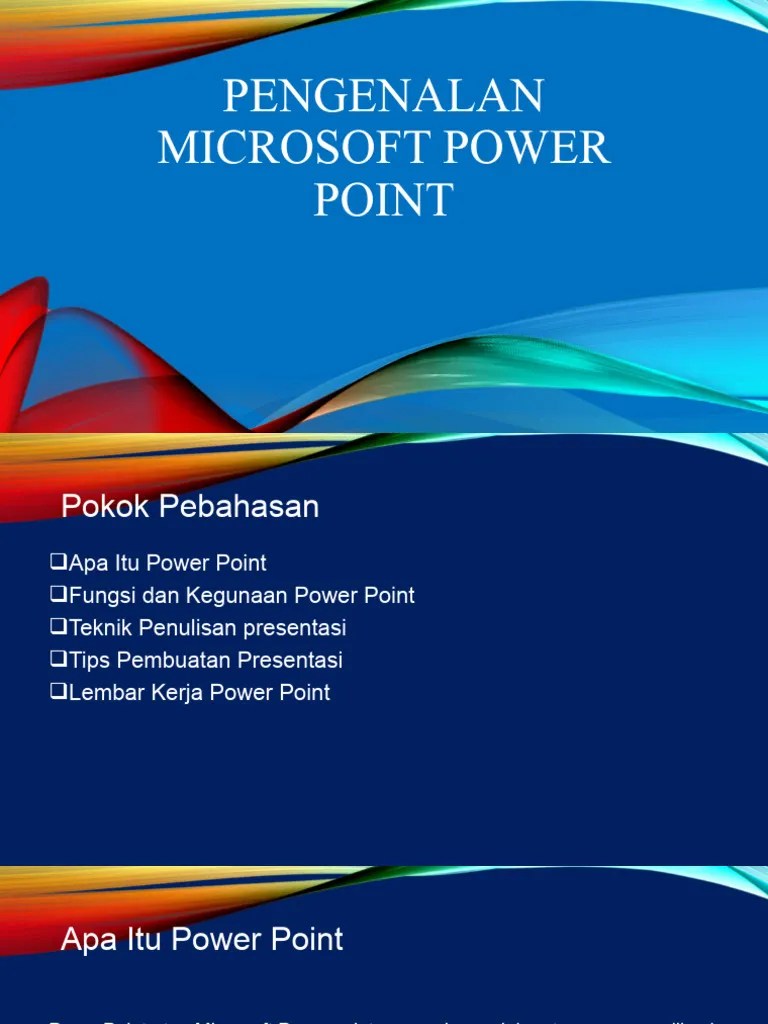 Materi Pengenalan | PDF