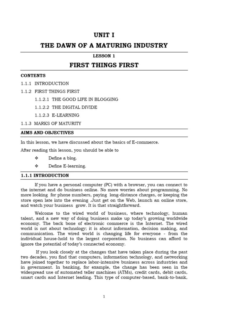 BCA E Commerce | Download Free PDF | E Commerce | Educational Technology