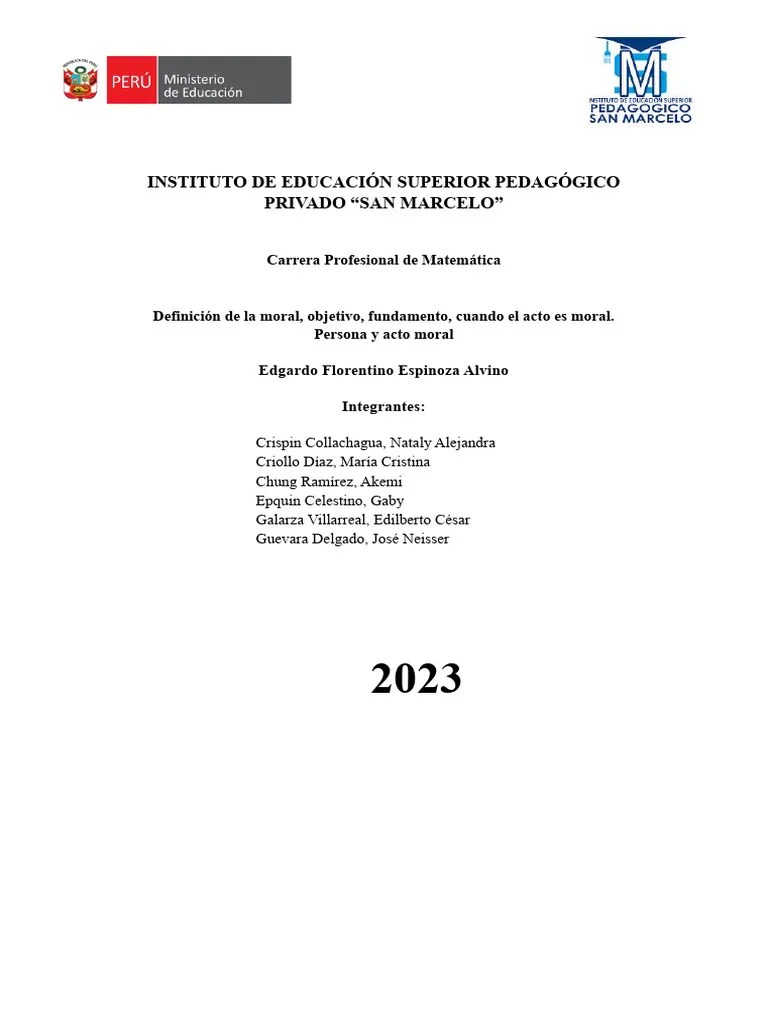 Actividad 1 | PDF | Moralidad