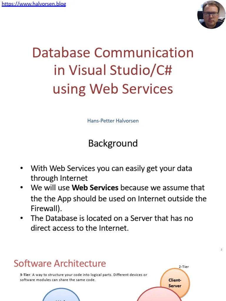 Database Communication Using Web Services | PDF | Web Application ...