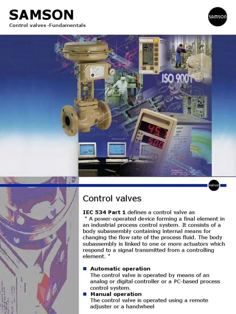 Control Valve Fundamentals | PDF | Valve | Fluid Dynamics