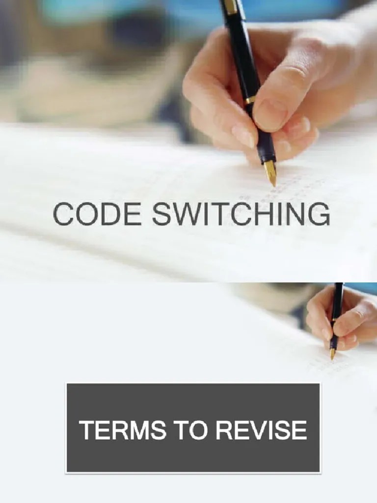 Code-Switching-Code-Mixing New | PDF