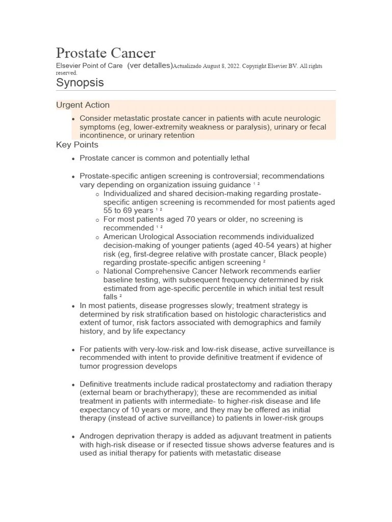 Prostate Cancer | Download Free PDF | Prostate Cancer | Prostate Specific Antigen