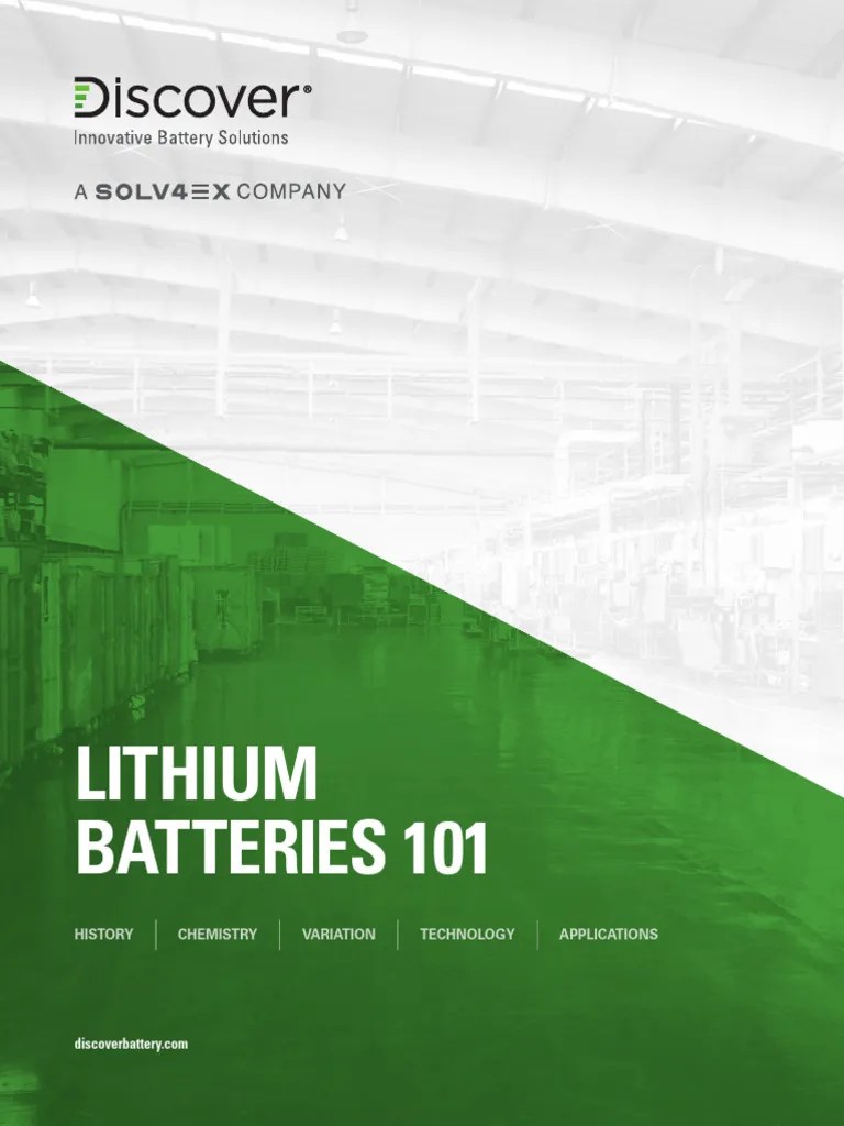 Lithium 101 | PDF | Rechargeable Battery | Anode