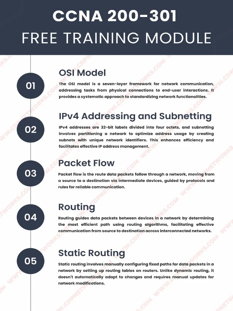 CCNA 200-301 Free Training Module | PDF