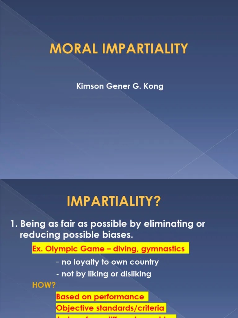 Moral Impartiality | PDF | Morality | Animal Rights