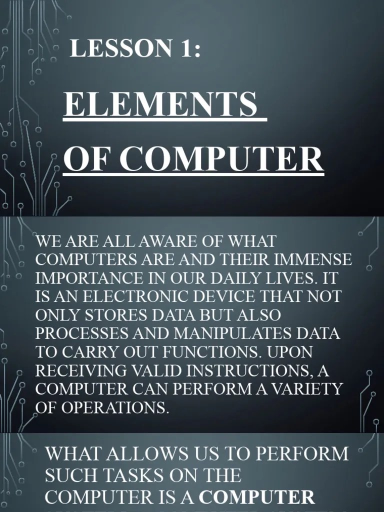 LESSON 1 Q2 | PDF | Computer Monitor | Input/Output