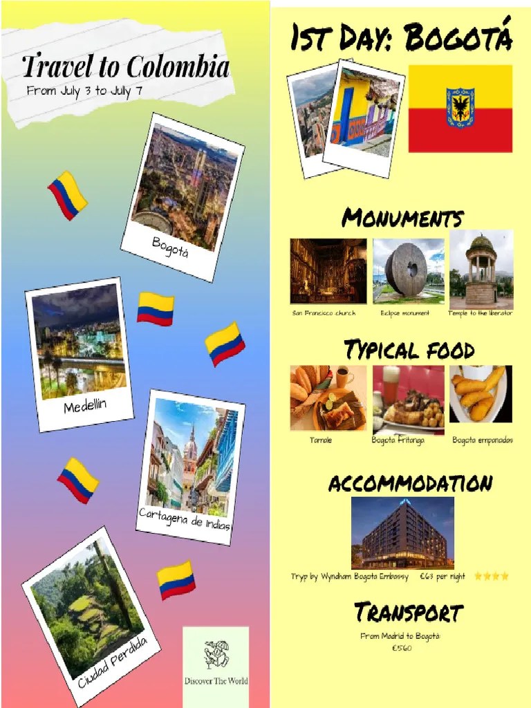 Travel To Colombia | PDF