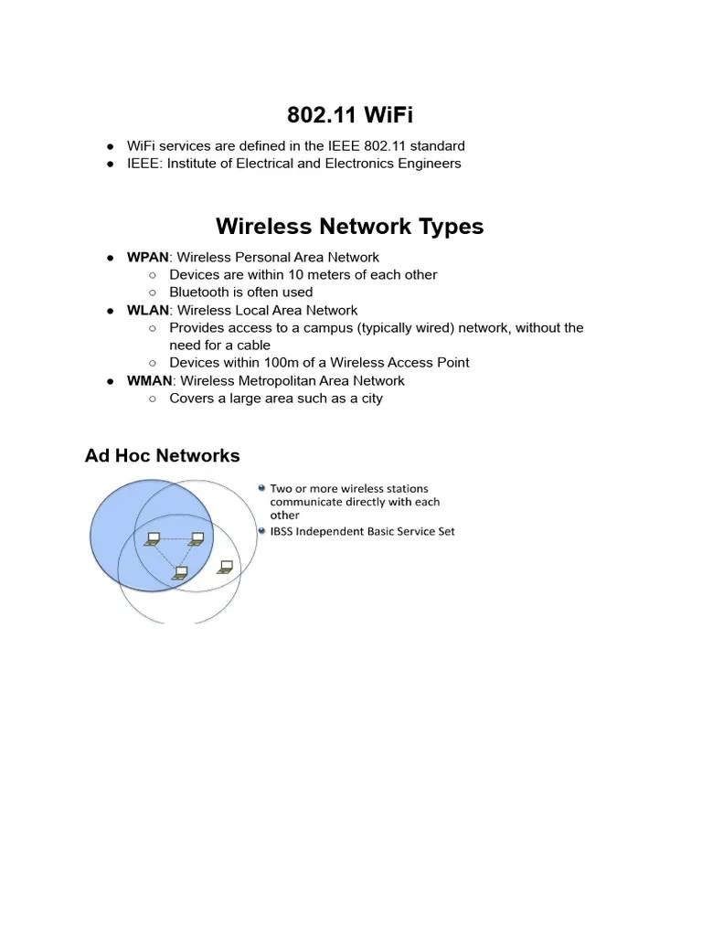 Wireless Networks | PDF | Wireless Lan | Wi Fi