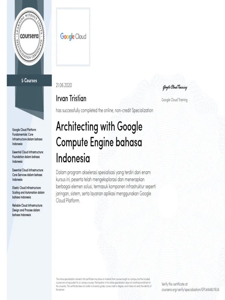 Google Cloud - Specialization - Architecting With Google Compute Engine ...