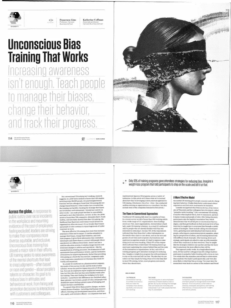 Unconscious Bias Training That Works | PDF | Bias | Stereotypes