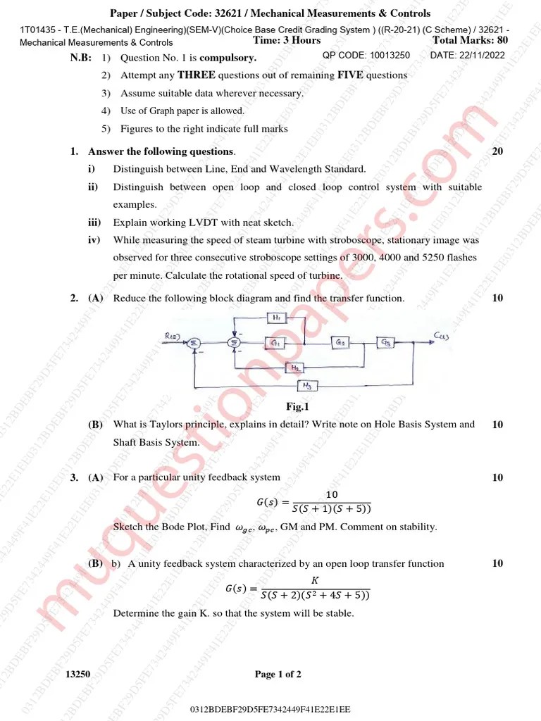 Be - Mechanical Engineering - Semester 5 - 2022 - December - Mechanical ...