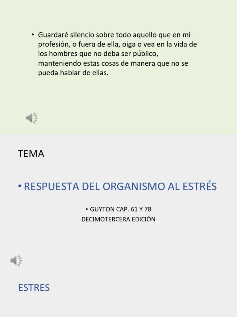 RESPUESTA AL ESTRES | PDF | Glándula Suprarrenal | Cortisol