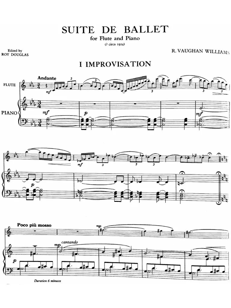 Vaughan Williams Suite De Ballet | PDF