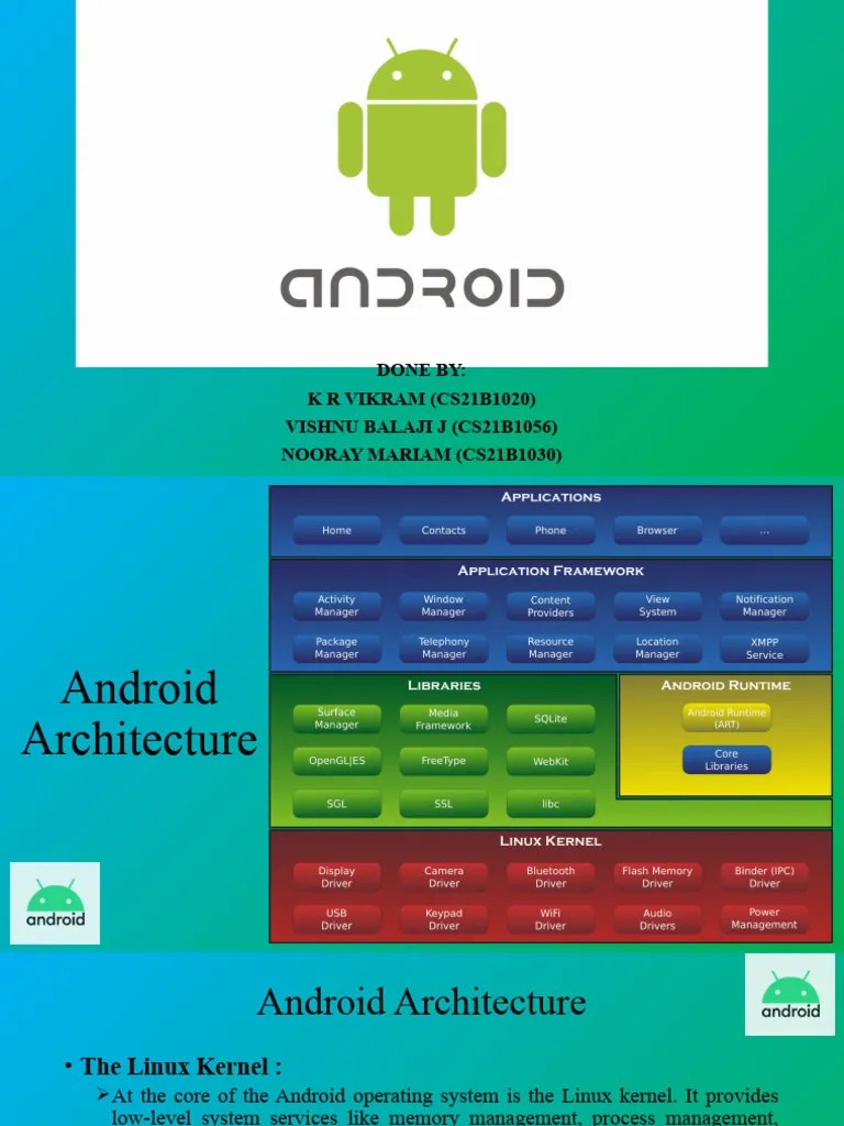 Os Presentation - Android | PDF | Android (Operating System) | System ...