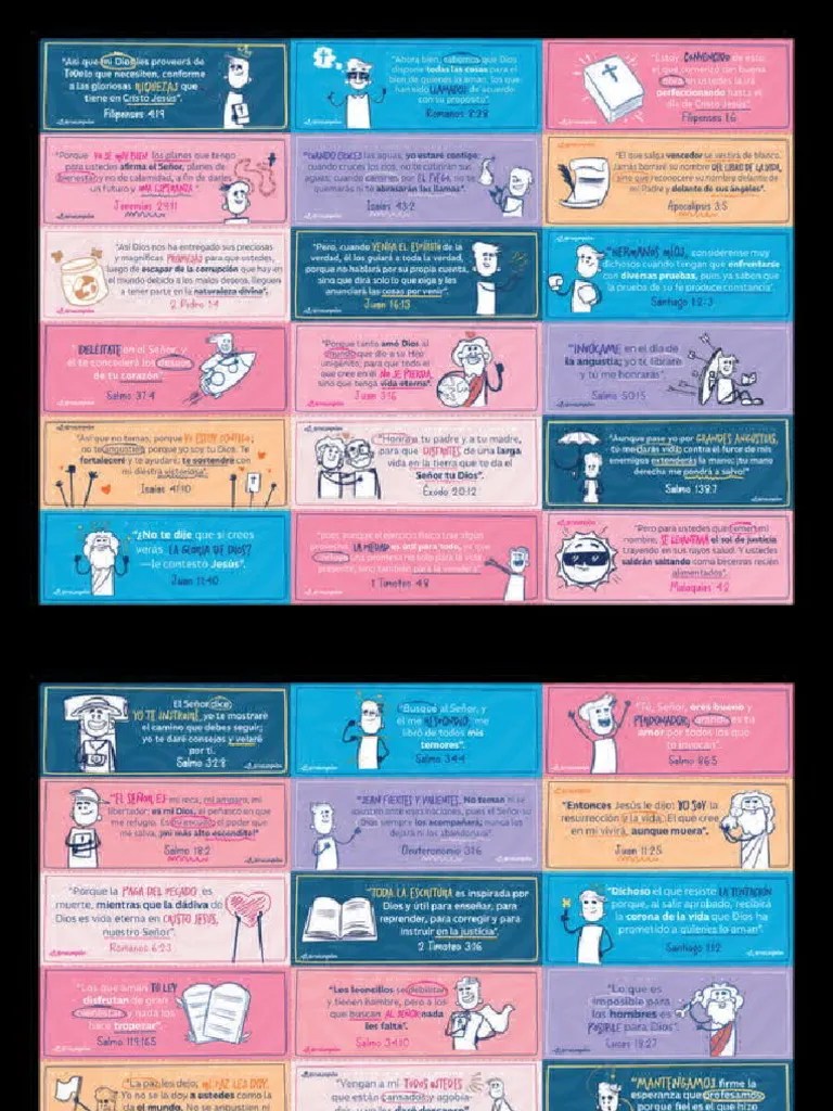 Tarjetas Versculos Promesas Estilo 2pdf | PDF