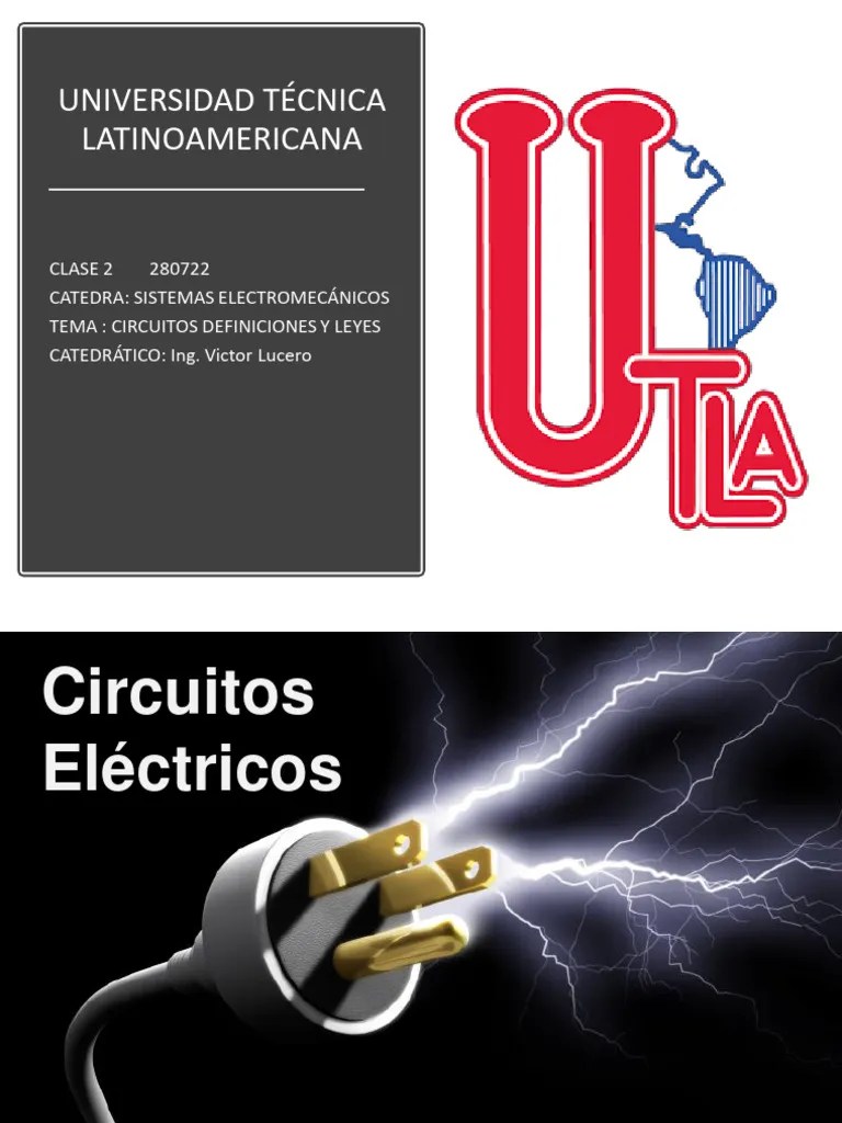 Clase 2 Sistemas Electromecanicos 280722 | PDF | Electricidad | Resistencia Eléctrica Y Conductancia