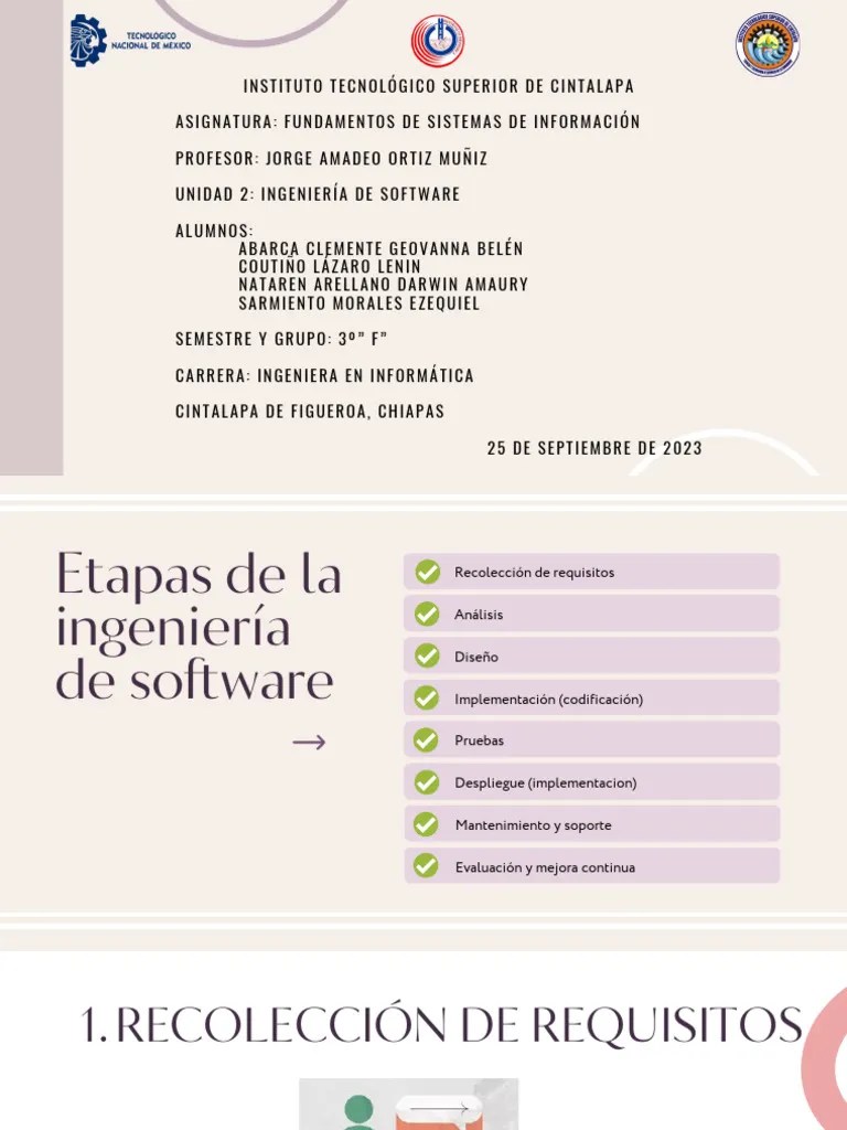 Etapas De Ing. Software | PDF