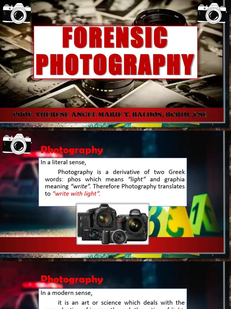 Forensic Photography | PDF | Camera | Electromagnetic Radiation