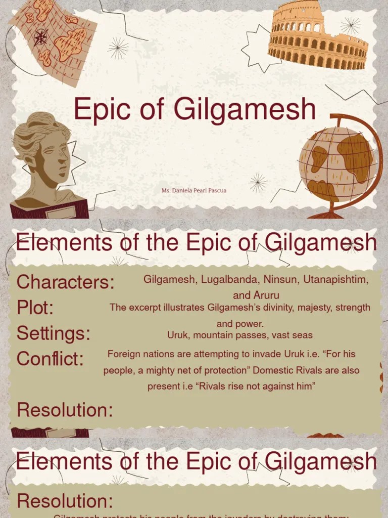 Epic Of Gilgamesh | PDF | General Fiction