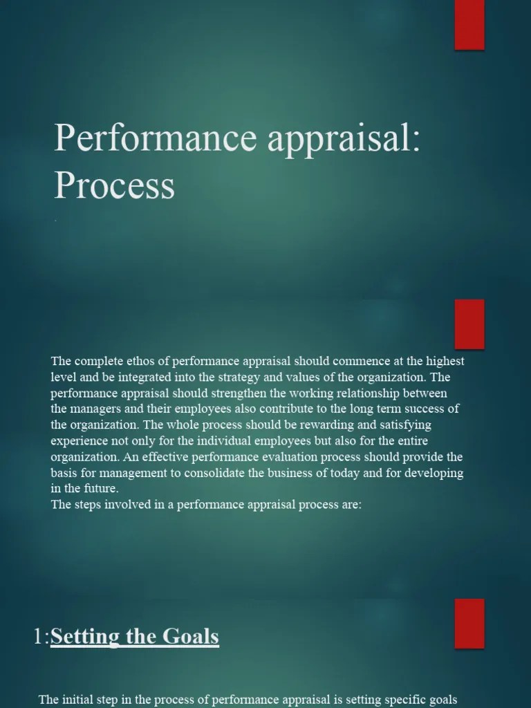 Performance Appraisal Process | Download Free PDF | Performance Appraisal | Evaluation