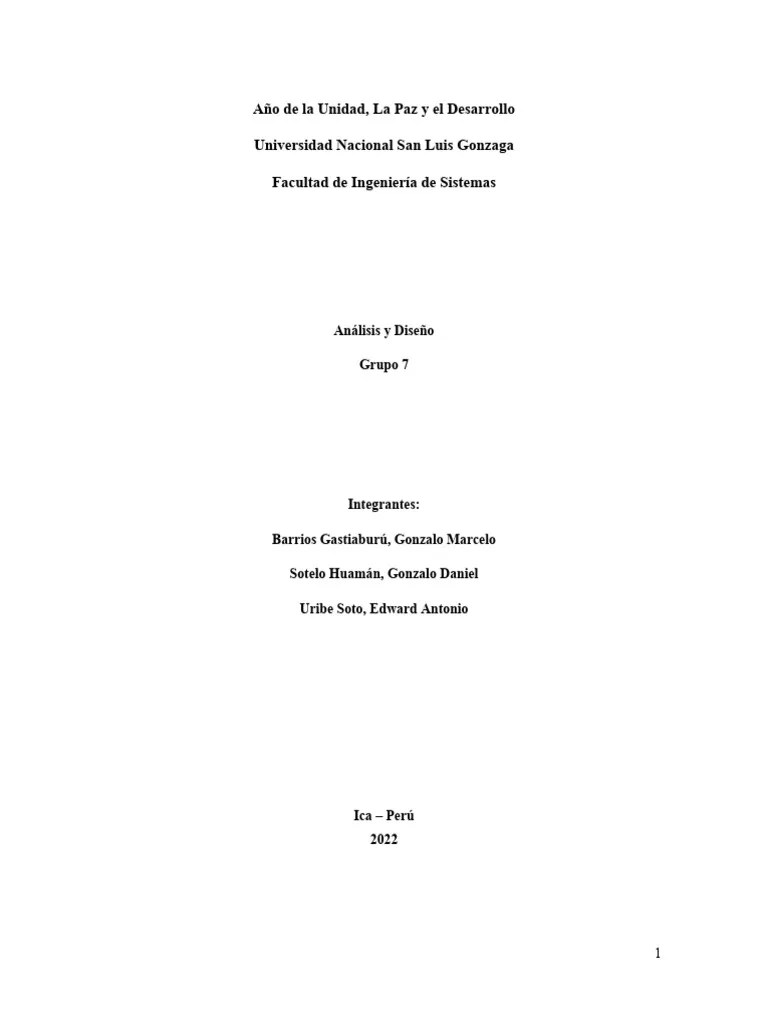 Análisis Y Diseño | PDF | Software | Ingeniería De Software
