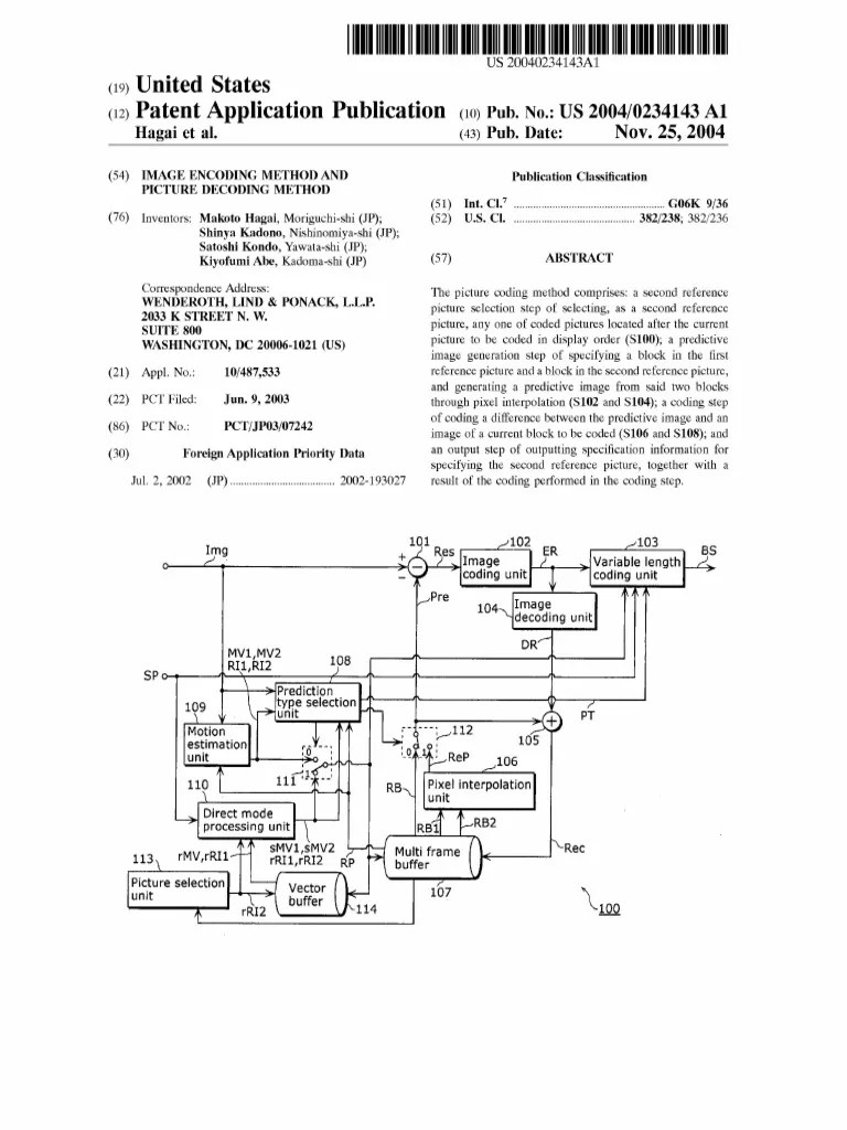 Image Encoding Method And Picture Decoding Method | PDF | Data Compression | Algorithms