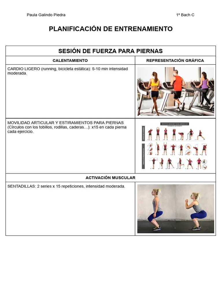 Planificación De Entrenamiento | PDF | Corriendo | Ejercicio Físico