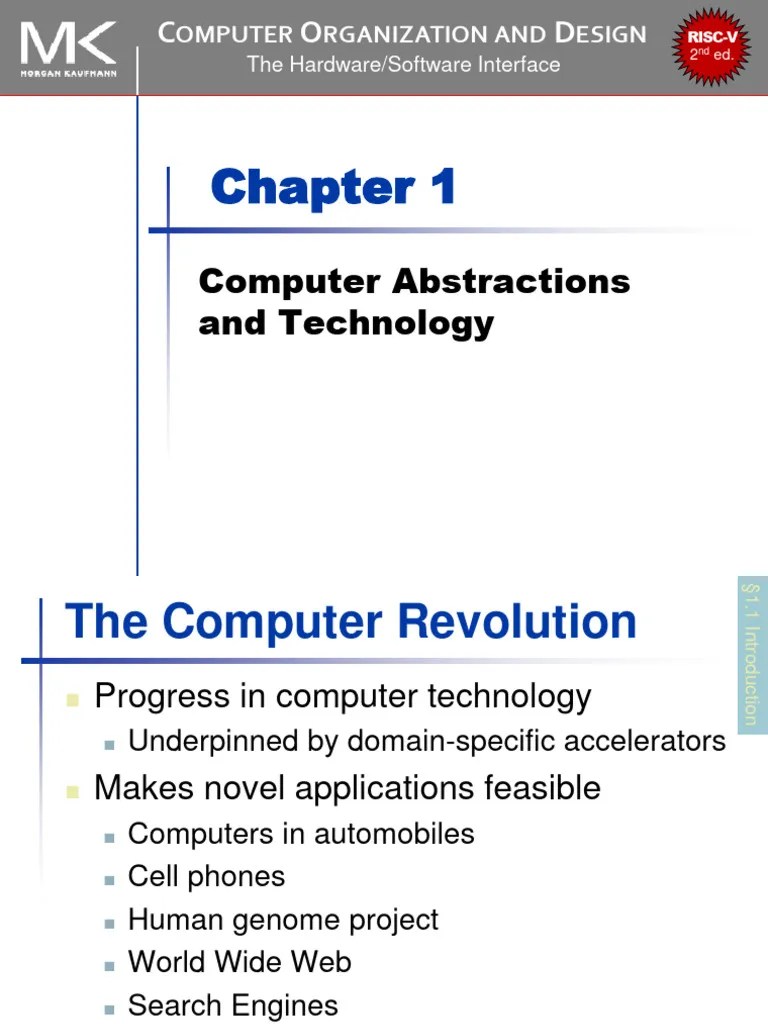 Chap1 Intro | PDF | Computer Data Storage | Central Processing Unit