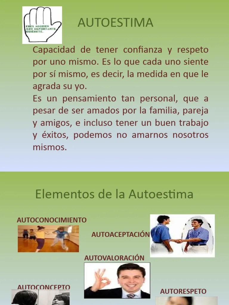 AUTOESTIMA | PDF | Autoestima | Ciencia Cognitiva