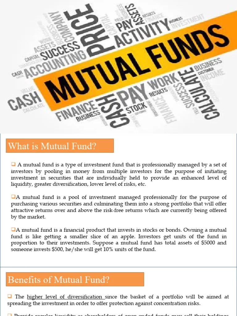 Overview Of Mutual Funds | PDF | Investment Fund | Mutual Funds