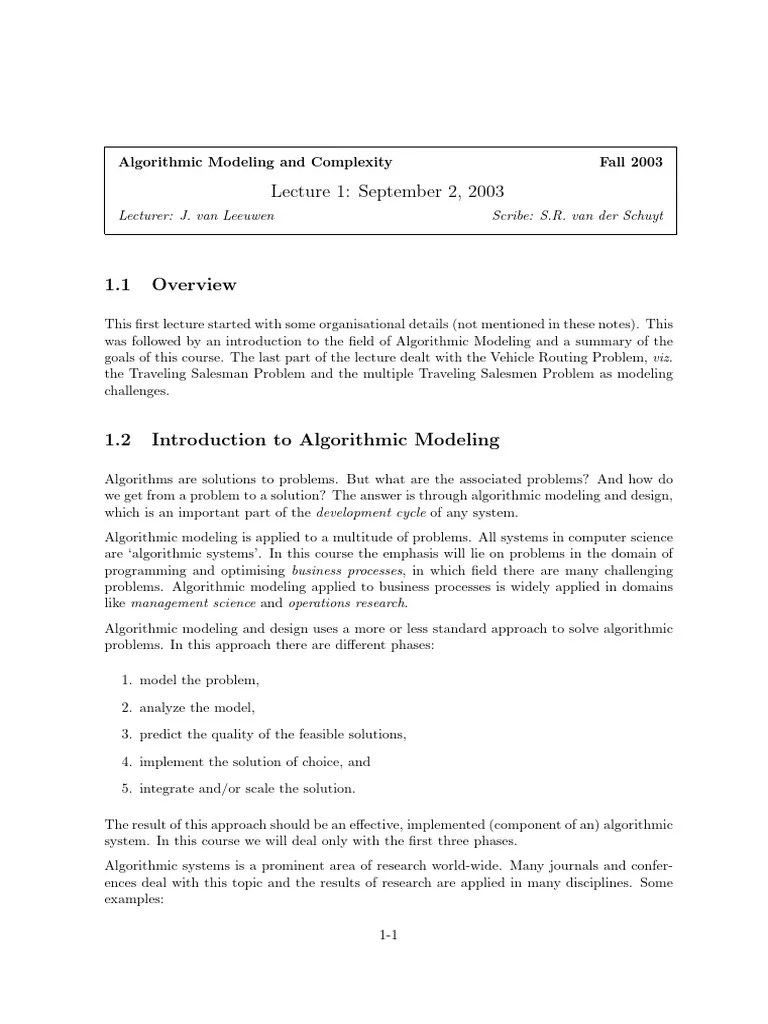 Approx Lecture03-1 TSP | PDF | Mathematical Optimization | Applied ...