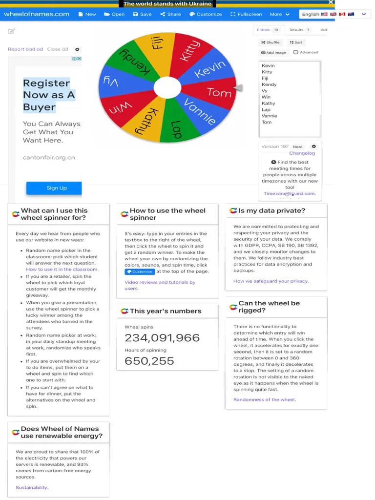 Wheel Of Names Random Name Picker 2 | PDF | Computing | Cyberspace